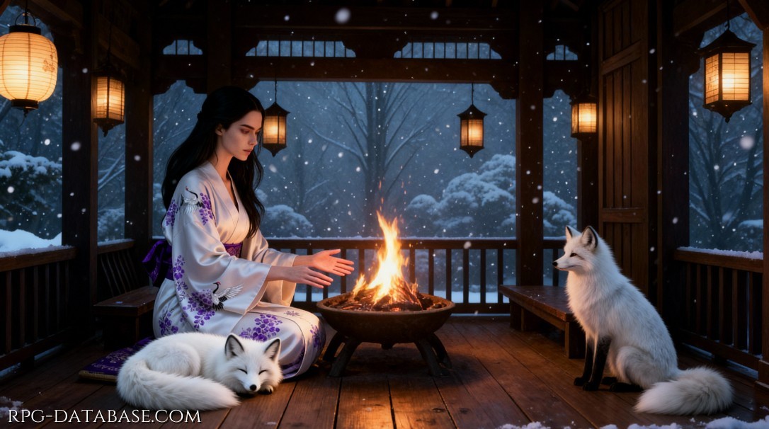 Nel mezzo del gelo eterno l'unica fiamma che resiste è quella di un cuore che, pur non osando sperare, non ha smesso di credere né di sentire.