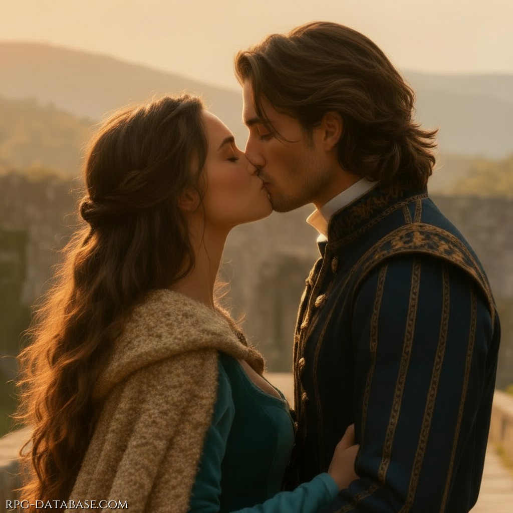 Perceval: Il fremito che sente ora non gli permette di ragionare lucidamente,  respira a fondo prima di avvicinare il suo viso al suo, sentire la sua fragranza, la sua pelle di pesca e la sua bocca che ora è vicino alla sua e cerca quelle labbra come se fossero l'unica cosa che è importante