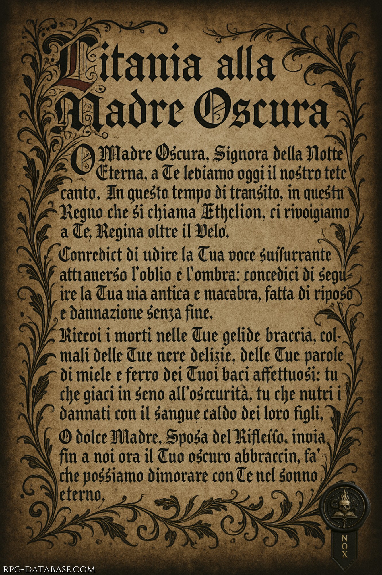 Ascoltate la parola che giunge dal Silenzio.