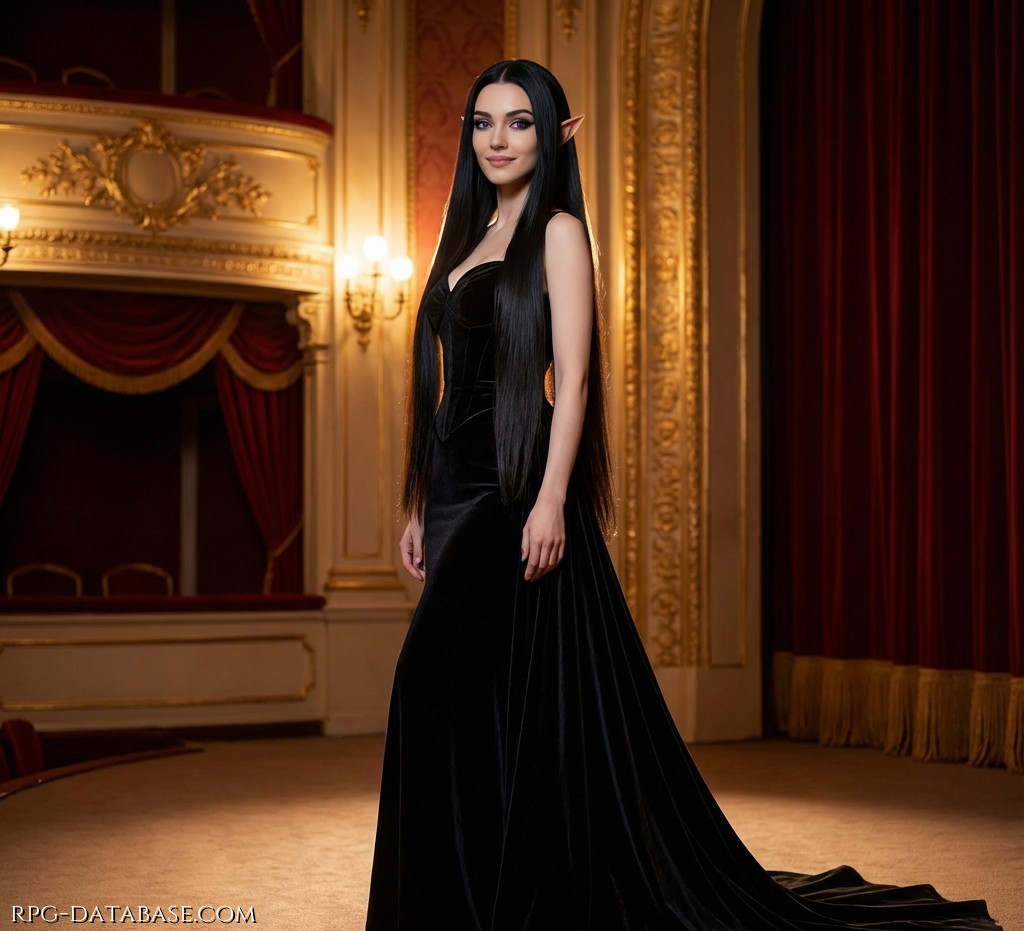 Una delle rare occasioni in cui si è concessa di non indossare l'armatura. Per la festa dell'Accademia e perchè ogni tanto è giusto essere qualcos'altro.