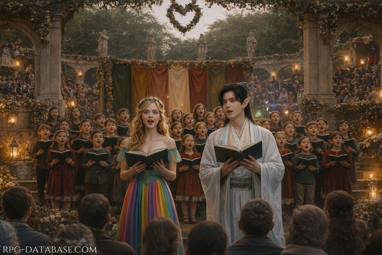 Esecuzione di "L'amore non ha legge". La canzone vincitrice della Serata Canora all'Accademia delle Muse.