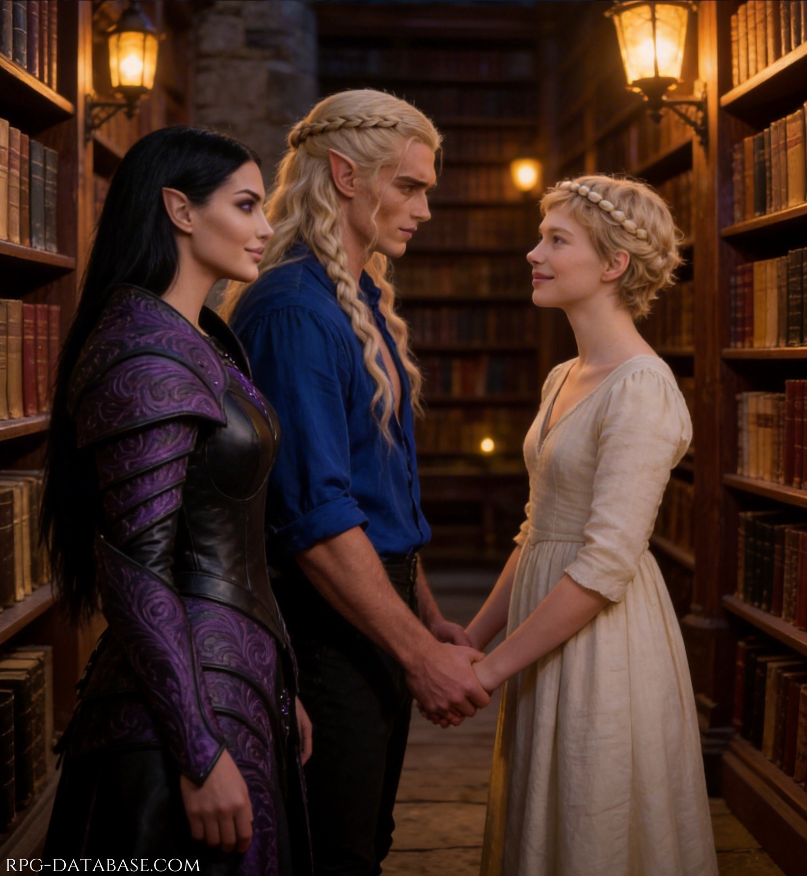 E: "Mi mancherete più di quanto possiate pensare, e spero davvero che questo sia solo un arrivederci..." - X: "Avrei voluto conoscervi prima, quando il tempo non premeva ancora come fa adesso..." - I: "Siete una cara persona. Capisco perché Elviliwyn vi ama così tanto. Mentore, sì, il mio non è un addio. Sarò solo poco più lontano, al lago con le mie sorelline..."