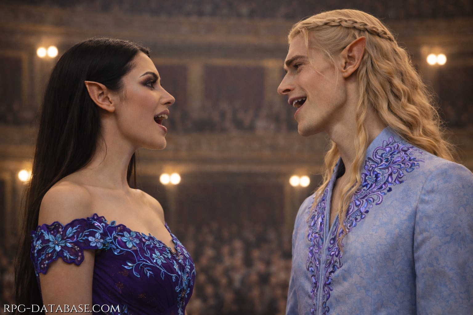 Sul palco del teatro dell'accademia. Due cuori. Una sola voce.