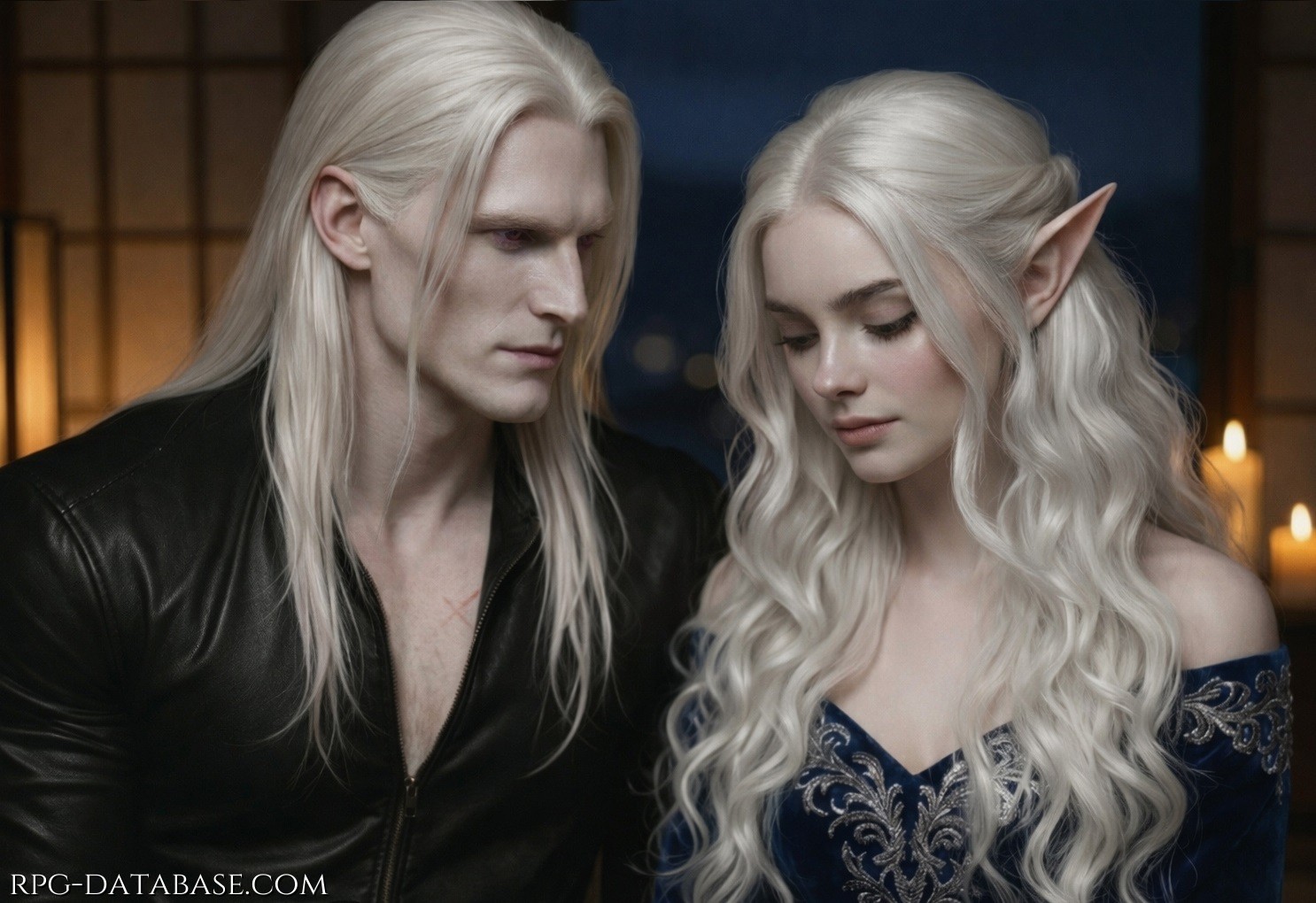 "Troppo spesso la luce ha timore dell'ombra. Forse a ragione. Ma chi appartiene alla luce non può desiderarla come la desidera una creatura d'ombra. Perché per voi è un principio. Per me... per me è fame." - "... e non vi consuma? Questa fame?" - "Sì, lo fa. Ma anch'io, come voi, non potrei essere altro che questo. Sapete, è dolce la fiducia che riponete verso il prossimo..."

Quando le iridi grigio puro scendono sulla propria bocca, lui lo sente; e
quando scendono ancora più in basso, in un moto di pudore, quelle stesse labbra che lei osservava si chiudono in un sorriso lieve, che fa inarcare e ammorbidire anche la linea dei suoi occhi. Uno slancio, pur sottile, di tenerezza.