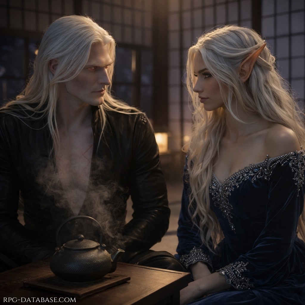 "..Cosa si prova a essere un baluardo della luce?.." le chiede lui a bassa voce, guardandola. Lei sente il suo sguardo scivolarle addosso come una carezza che la fa rabbrividire "..non esiste una parola per definire ciò che provo.." gli risponde, mantenendo gli occhi grigi incatenati al suo sguardo rubineo "..difendere la luce è qualcosa che esiste prima ancora della scelta consapevole.." aggiunge, mentre le sue mani si stringono appena l'una sull'altra.