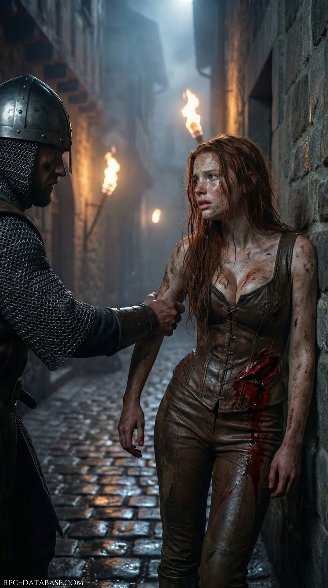 La guardia fa un passo indietro, ma non molla, il suo compito ora è portarla in nosocomio, deve averlo capito, se non è completamente sciocco, che non è una madre e che non ha alcun bambino perduto, ma è il delirio di una febbre che la mangia da dentro. La guardia le si avvicina e lei si volta , il viso ancora rigato di sangue e teatro. Si porta un dito alle labbra. [Shhh,] fa, con la vocina del bambino morto. [Se urli lo svegli. E quando si sveglia ha fame.] lo sguardo è vitreo ma sta fissando l'uomo davanti a se [vattene prima che sia troppo tardi] sibilo il suo. Il bastone appuntito posa sul lercio collo, alla gola, non affonda, ma preme. Quanto basta per far colare un filo di sangue nuovo. I suoi occhi non lo mollano, sono asciutti e vuoti [se mi tocchi mi ammazzo...ora , qui davanti a te]