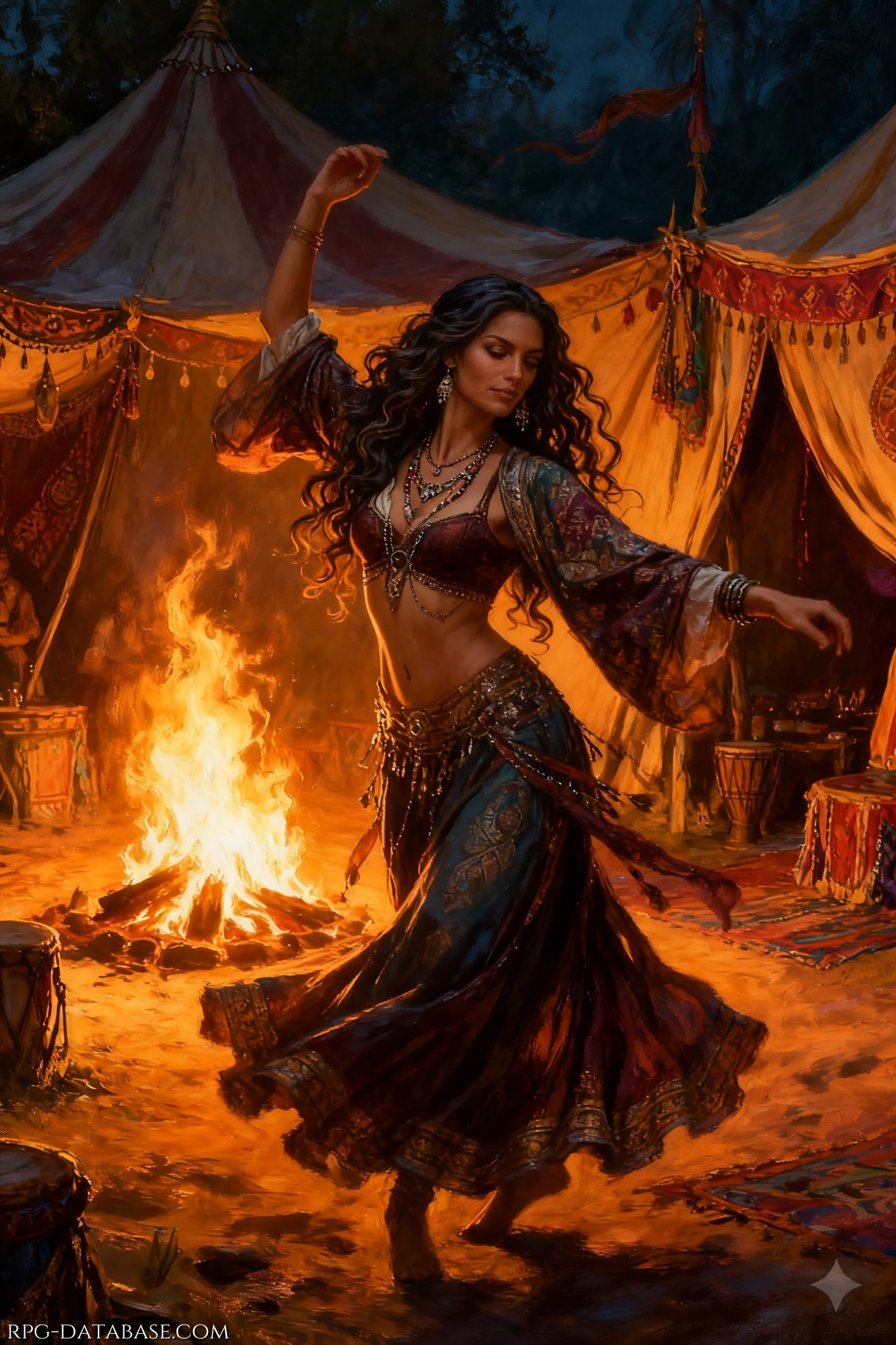 La danza incessante delle fiamme.