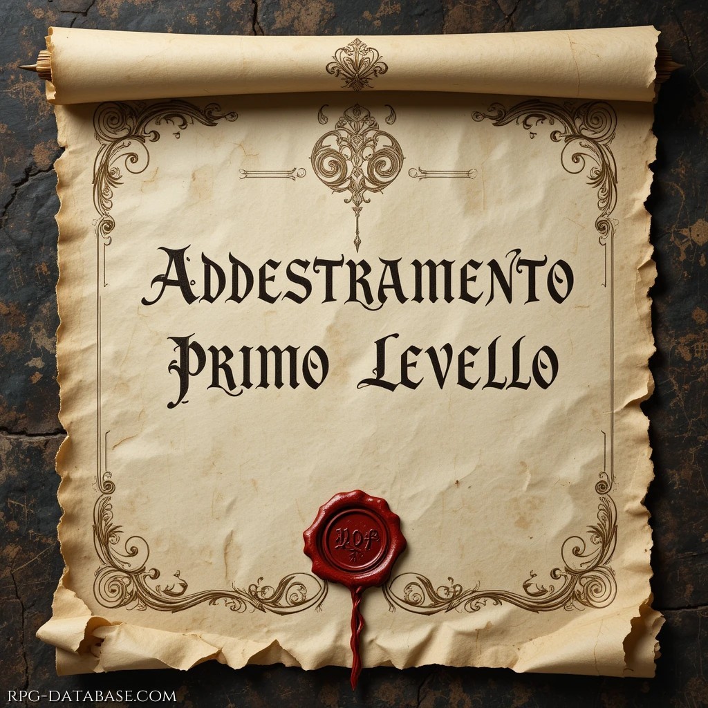 Il proprietario ha ottenuto la licenza ad usare la skill identificata nella scheda personaggio animale alla posizione 1) Se ha più animali abilita tutte le skill alla posizione 1)