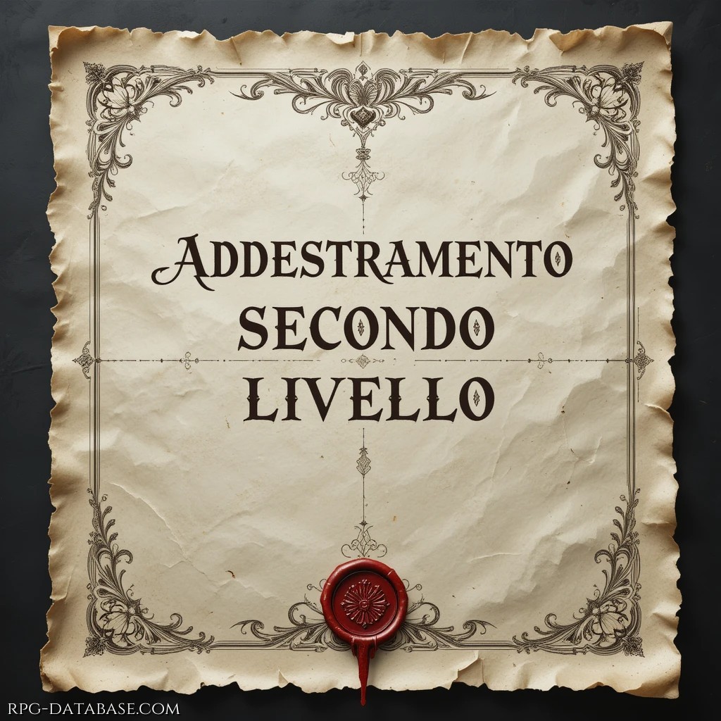 Il proprietario ha ottenuto la licenza ad usare la skill identificata nella scheda personaggio animale alla posizione 2) Se ha più animali abilita tutte le skill alla posizione 2)