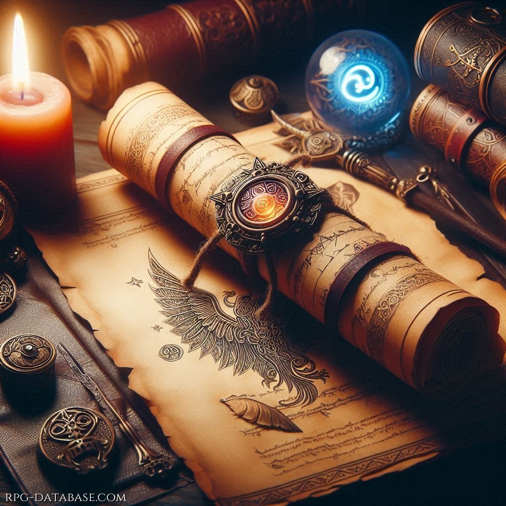 Documenti magici usati per sigillare segreti, invocare protezioni o evocare entità magiche.