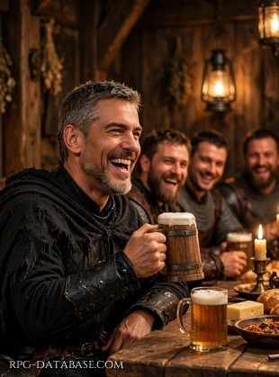 Per un istante, nella taverna, non c'è il comandante che deve decidere chi vive e chi muore. C'è solo il contadino della Valle Bassa che beve con i suoi fratelli.