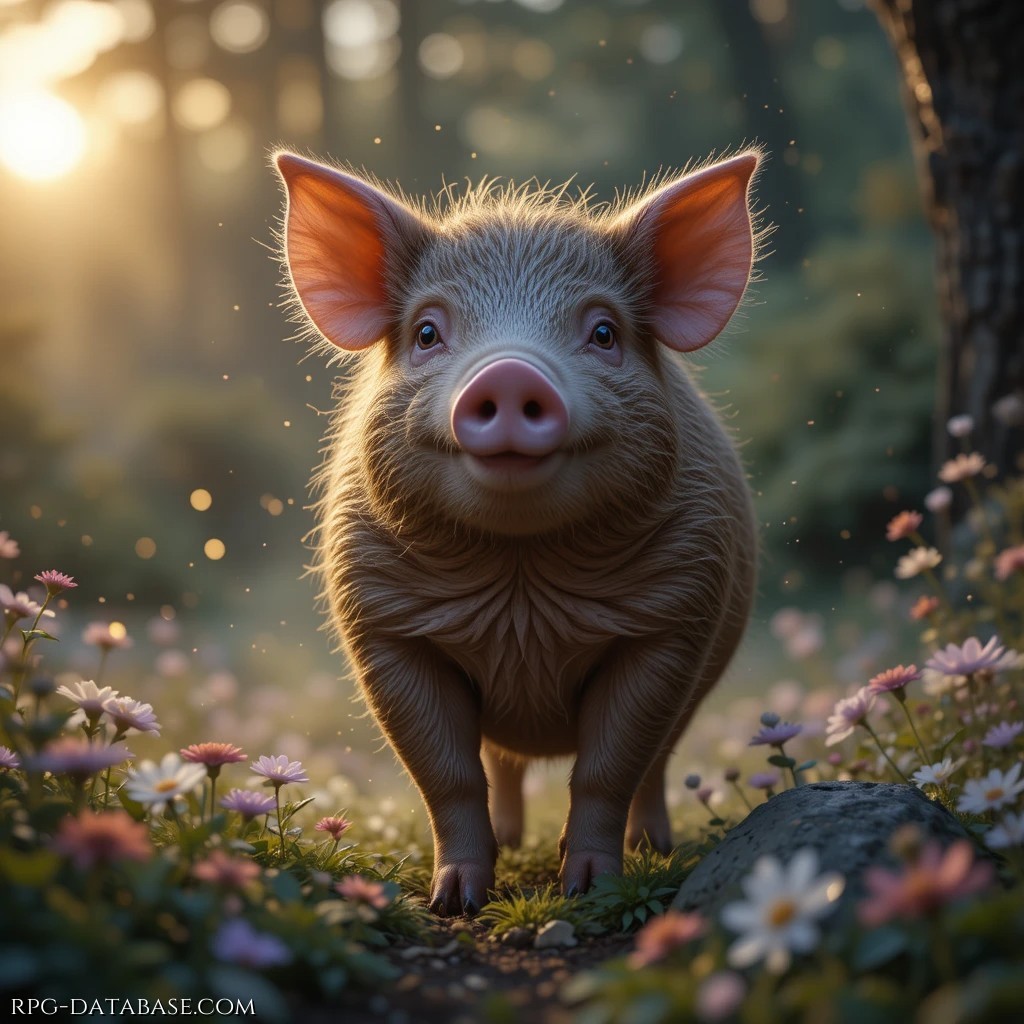 Un baby maialino