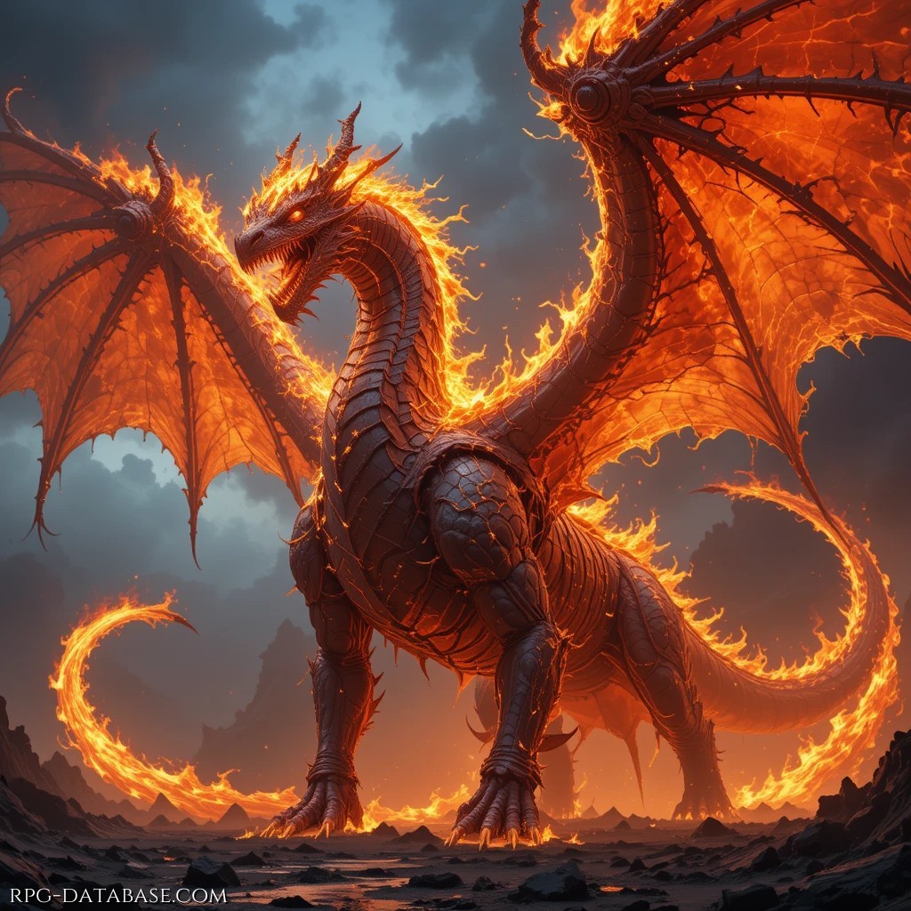 Drago di fiamma - PNG Livello 1