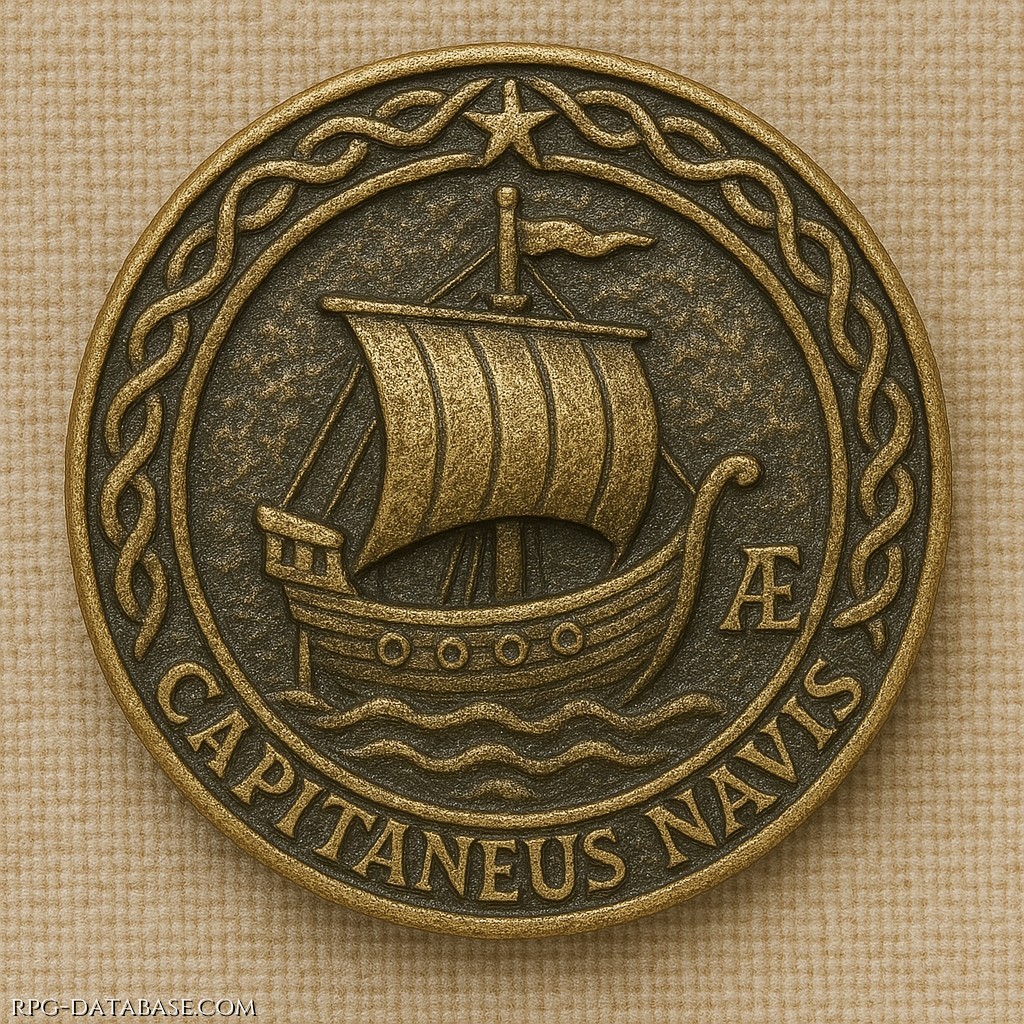 La spilla distintiva del Capitano dell'Arca Reale nAvE.