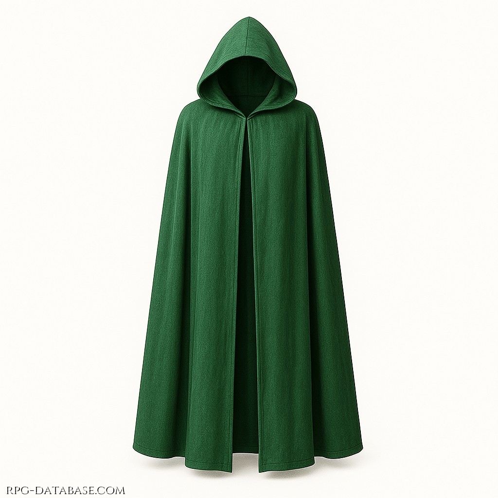 Emblema di equilibrio e autocontrollo, questo mantello verde smeraldo viene conferito ai cavalieri che esercitano guida, disciplina e saggezza nella Corte.