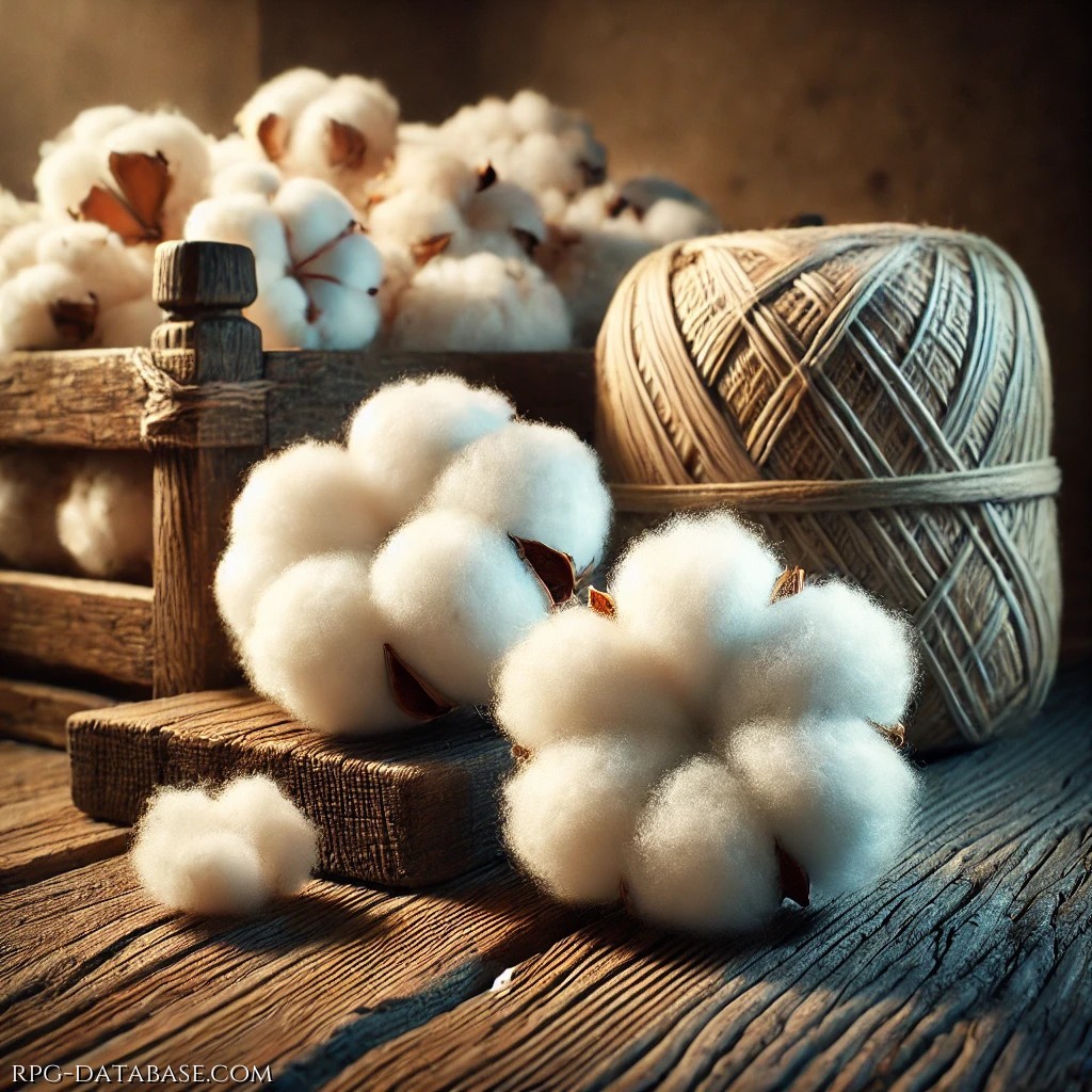 Materia prima: cotone e lana