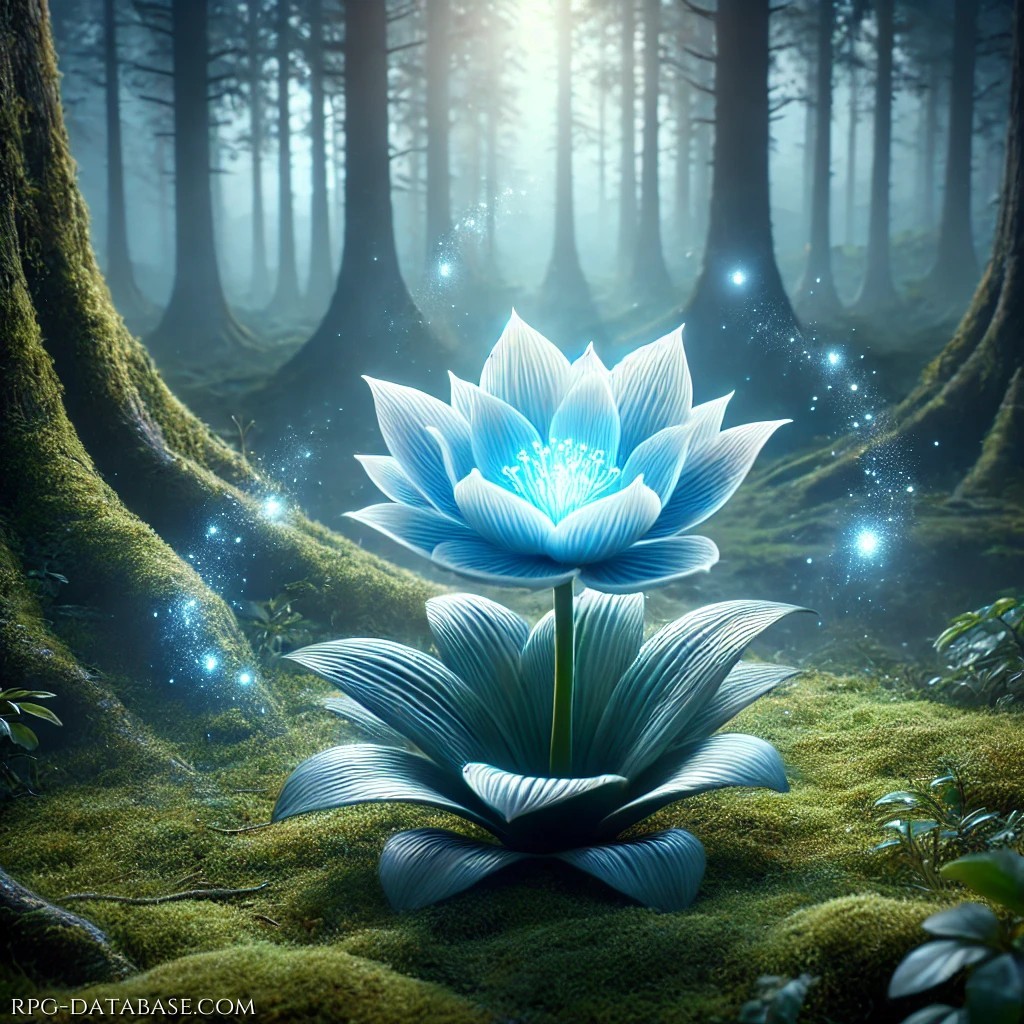 Materia prima: dal fiore di LunaFlora si ottiene l'estratto, sostanza liquida magica che aumenta il Mana.