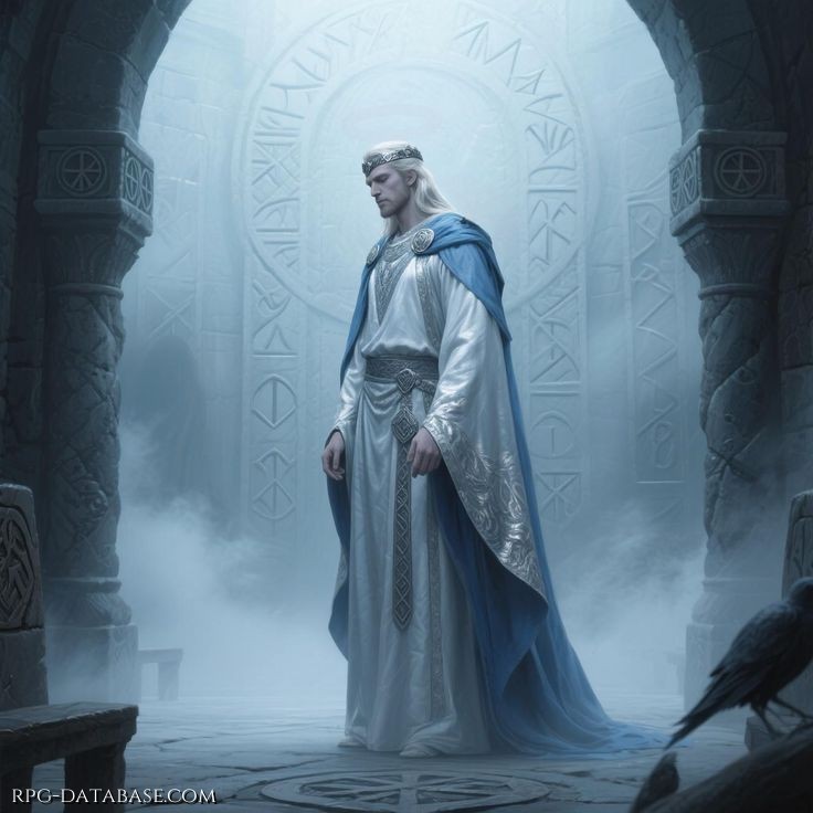 Elandor Inglorion, trentacinquesimo signore di Anuril, fu un sovrano cavalleresco e stratega di fama, considerato il baluardo che tenne unite le terre elfiche durante le Guerre delle Frontiere. Alto, imponente e con lunghi capelli biondo-argentei, portava sul volto l’autorità di chi è nato per comandare. La sua presenza era solenne ma mai ostentata: parlava poco, ma ogni parola era misurata e definitiva.